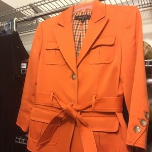 Safari style suit jacket